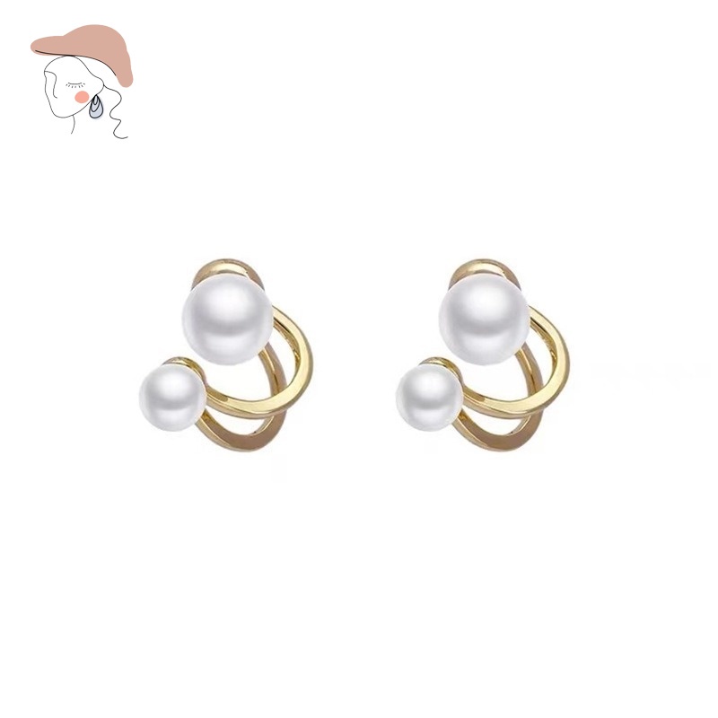 Bông Tai Mạ Bạc 925 Kiểu Dáng Đơn Giản Thời Trang Dành Cho Nữ