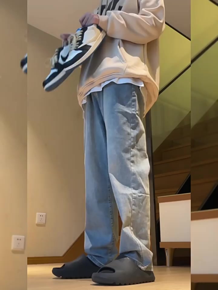 Quần Jean Nữ Lưng Cao Ống Đứng Phong Cách retro Đường Phố Mỹ | BigBuy360 - bigbuy360.vn