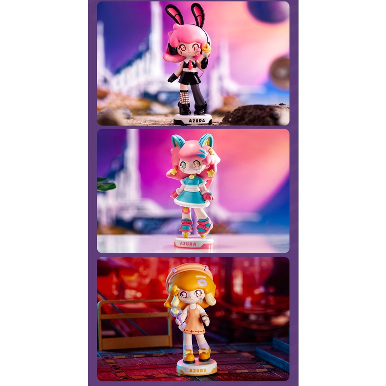 Popmart POPMART AZURA Thi Đấu Động Vật Phong Cách Cơ Bản