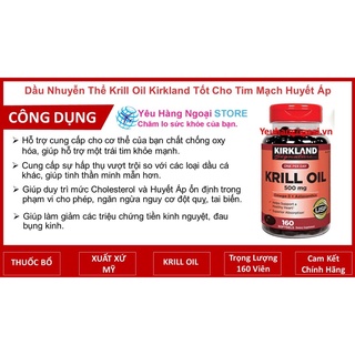 [chuẩn mỹ]dầu tôm nhuyễn thể krill oil hỗ trợ tim mạch-tăng cường sức khoẻ
