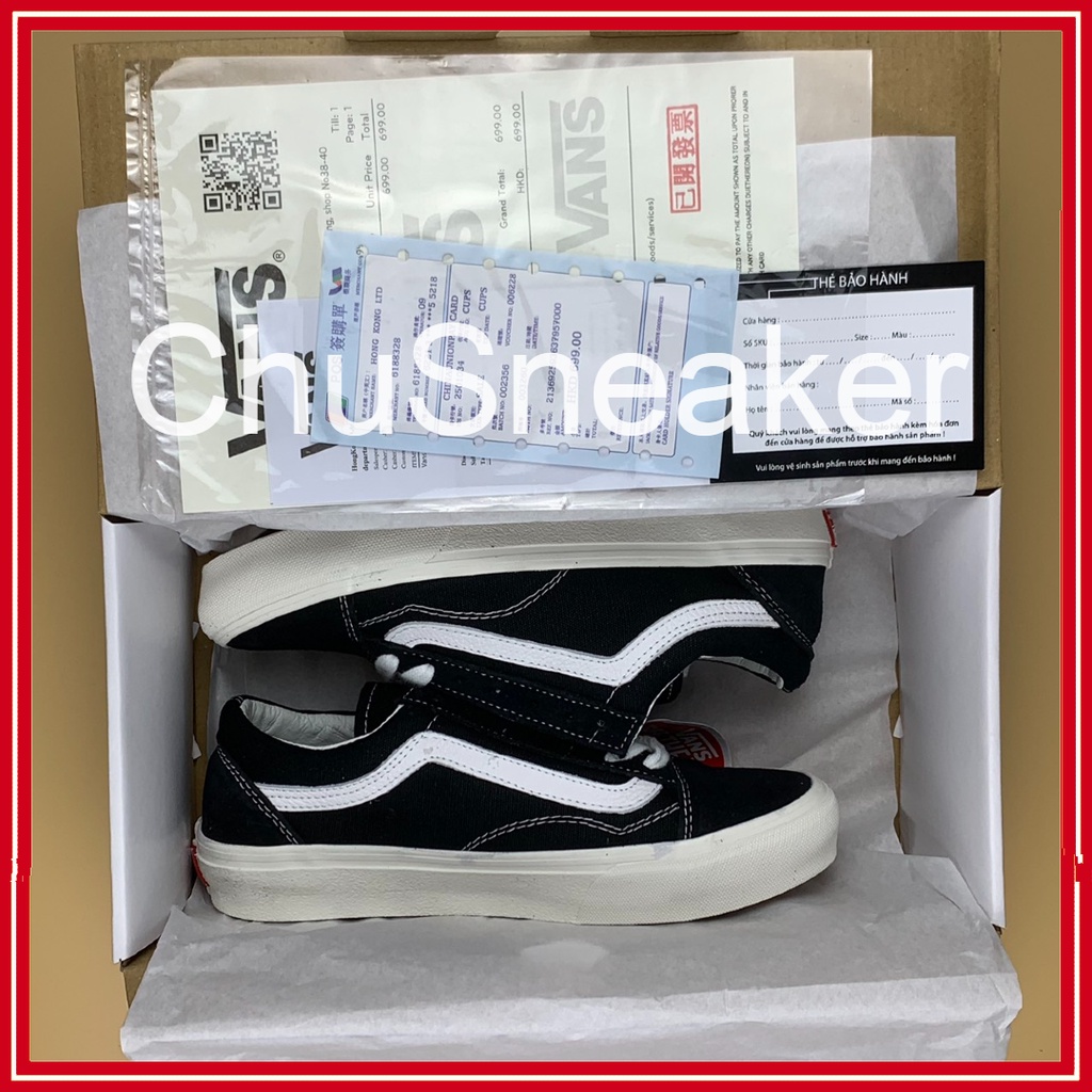 Giày vans vault đen (vans vault old skool) Hàng TRUNG (Chụp tại Shop)