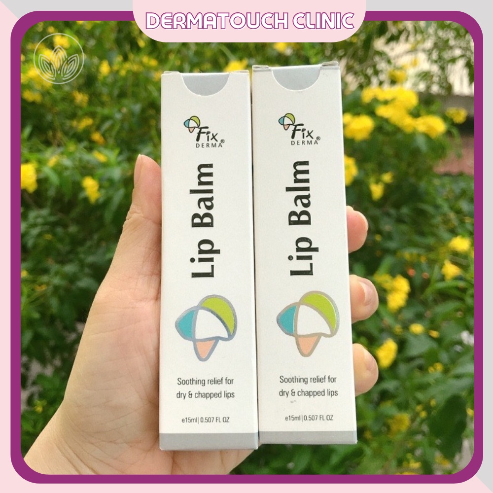 Son dưỡng ẩm  Fixderma Lip Balm chăm sóc môi mềm mượt hồng tự nhiên 15g - Dược mỹ phẩm chính hãng Derma Touch