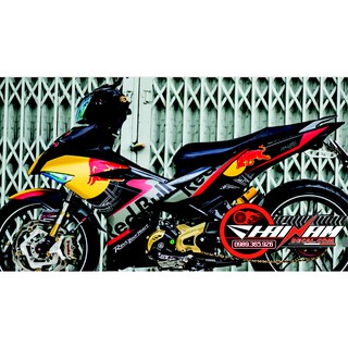 Tem trùm nhám RedBull cao cấp cho Exciter 150