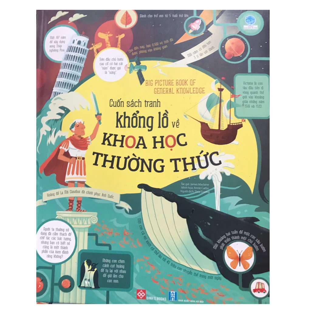 Sách - Big Picture Book of General knowledge - Cuốn sách tranh khổng lồ về Khoa học thường thức