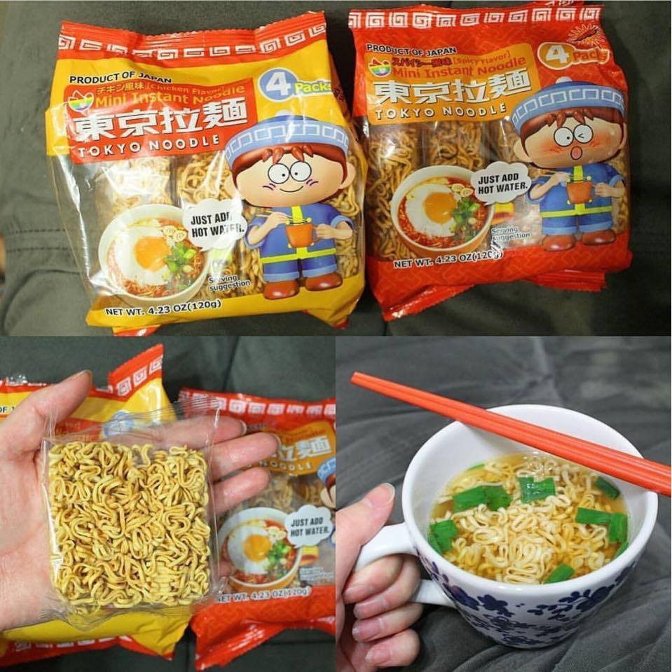 Mì Ăn Liền Tokyo Noodle Nhật Cho Bé Gói 4 Vắt Mì