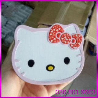 Dây cột tóc hộp Hello Kitty cho bé gái gồm 40 dây thun cột tóc