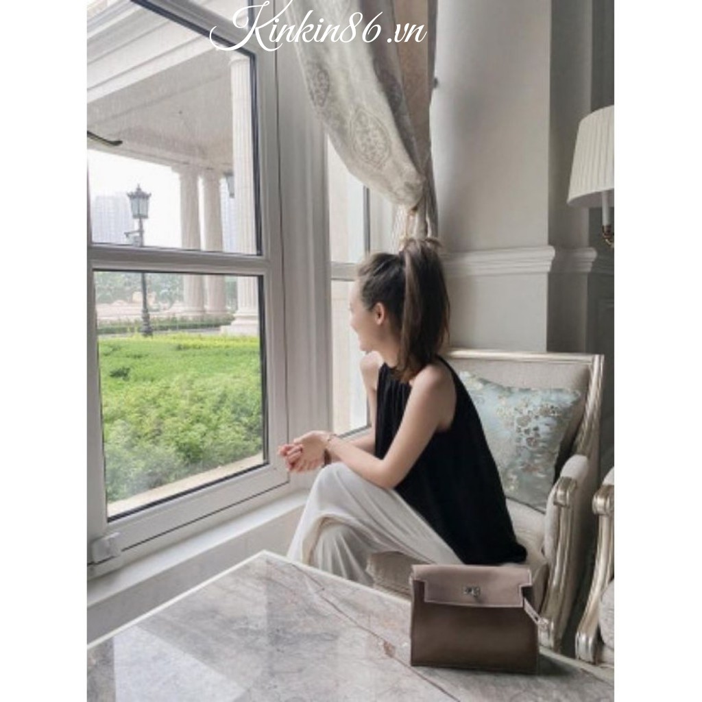 Áo Yếm Nơ Lụa hàng thiết kế sang trọng 👚 Áo Lụa Yếm tằm loại 1 không nhăn nhàu hottrend 2021 | BigBuy360 - bigbuy360.vn