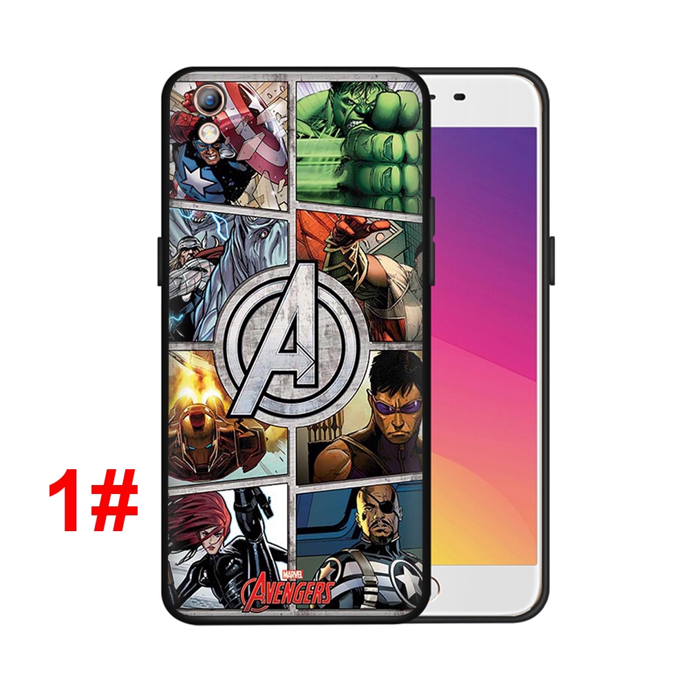 Ốp điện thoại TPU hình Siêu anh hùng truyện tranh Marvel cho OPPO A73 A9 F5 F7 F11 PRO K5 RENO 2 10X Z 2Z 2F ACE 152S