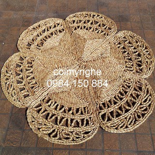 [Dts123]  Thảm lục bình hình bông hoa 1m2