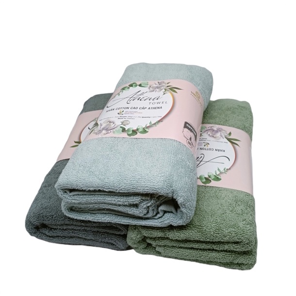 Khăn tắm Athena - kích thước 28*50, 50*100