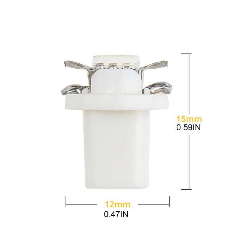 Set 10 Đèn Led B8.5 5050 1SMD Gắn Bảng Điều Khiển Dành Cho Ô Tô