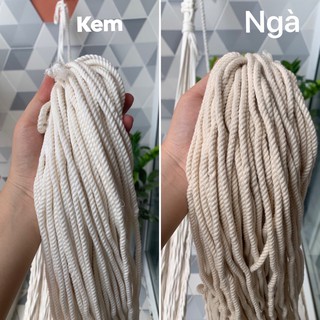 Dây thừng cotton làm Macrame 1kg