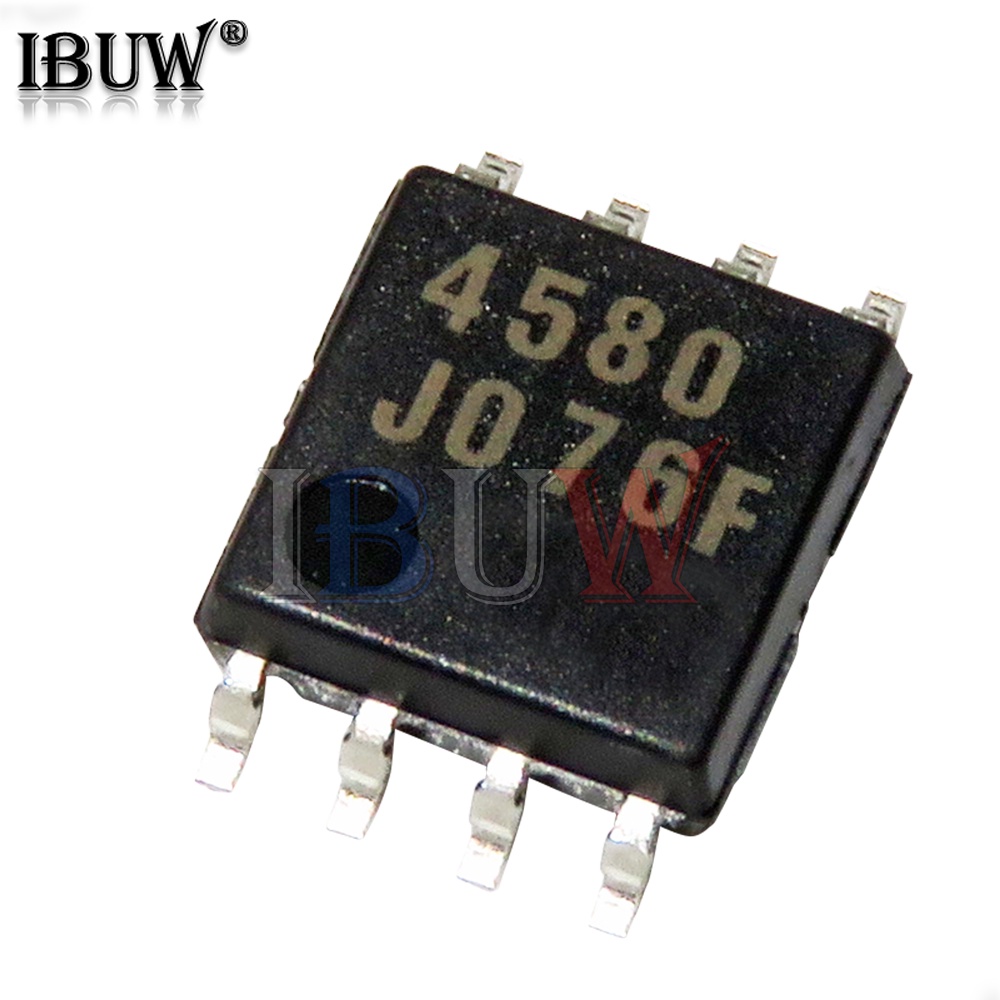 Bộ 10 Chip Điện Tử NJM4580V-TE1 JRC4580 DIYGBA 4580 TSSOP-8