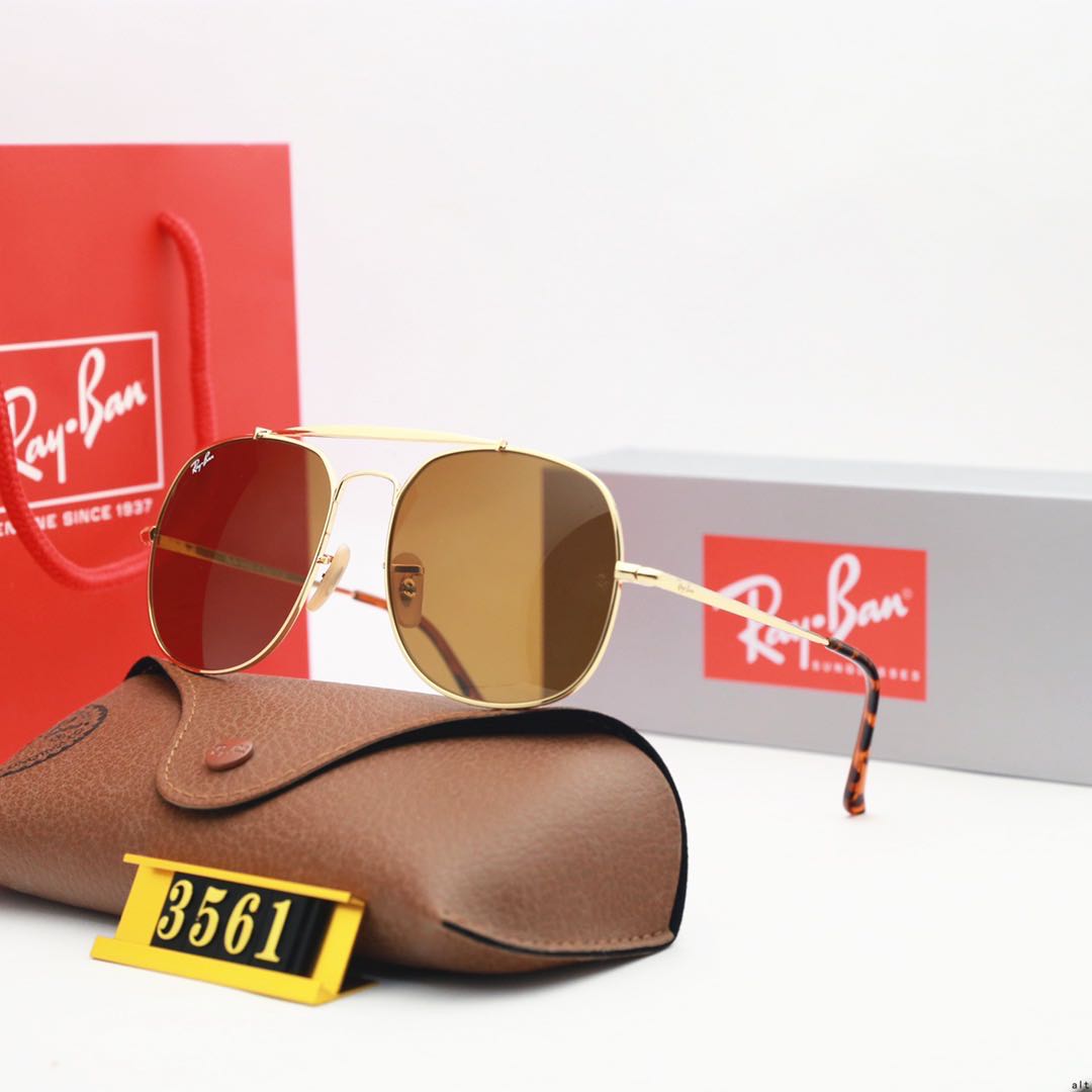 Aviator Ray-Ban_ chính hãng Kính râm 2021 Thời trang Hàn Quốc mới Kính râm nam nữ một mảnh Cặp đôi hợp thời trang Du lịch ngoài trời Kính râm lái xes