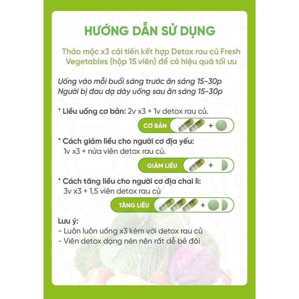 TPHCM _VIÊN THẢO MỘC TRÀ GIẢM CÂN SLIMMiNG CARE X3 CO SAN