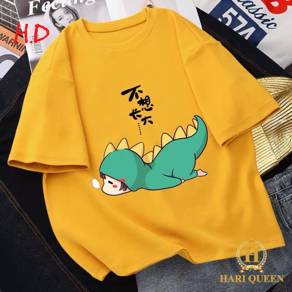 [FREESHIP ĐƠN TỪ 50K] Áo phông khủng long nằm sấp
