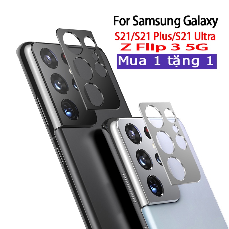 Khung bảo vệ camera sau cho Samsung Galaxy Z Flip 3 5G S21 S21 Plus S21 Ultra 5g Note 20 Ultra 5g