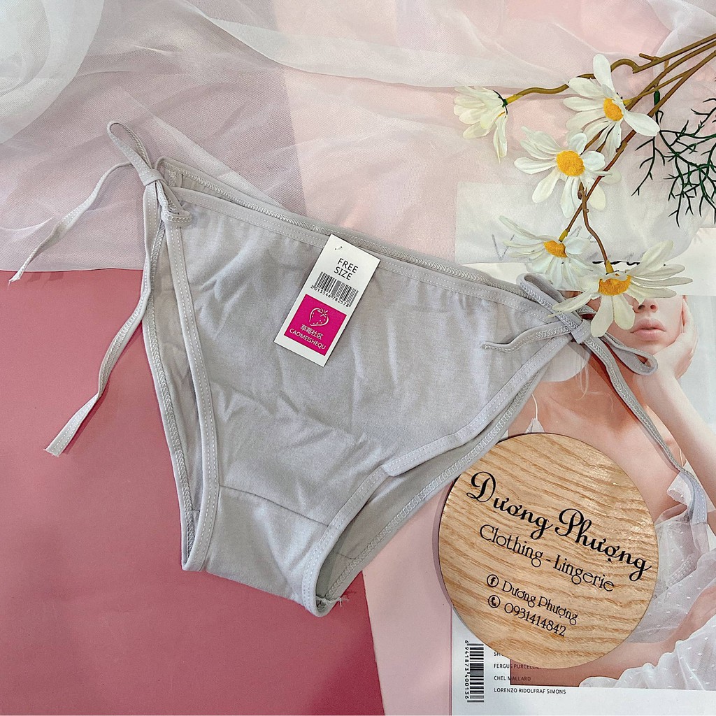 Quần lót nữ cotton cột dây hông sexy - QL052 | BigBuy360 - bigbuy360.vn