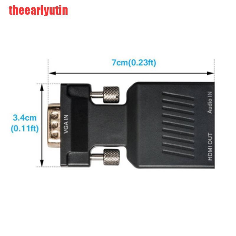 Bộ Chuyển Đổi Âm Thanh Utin 1080p Vga Sang Hdmi Chuyên Dụng | BigBuy360 - bigbuy360.vn