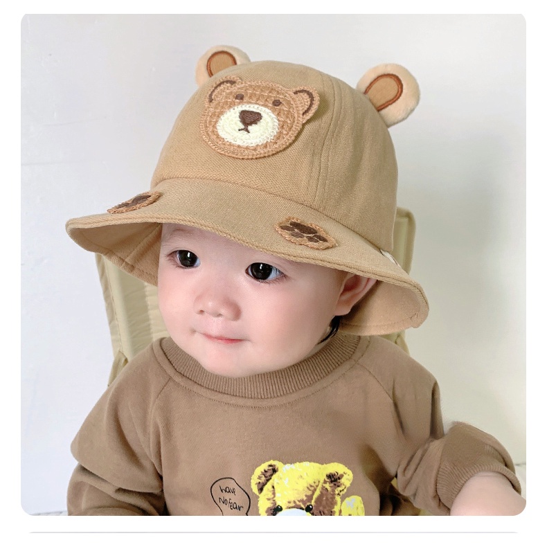 Mũ Bucket Chống Nắng Kiểu Dáng Dễ Thương Xinh Xắn Dành Cho Bé Trai