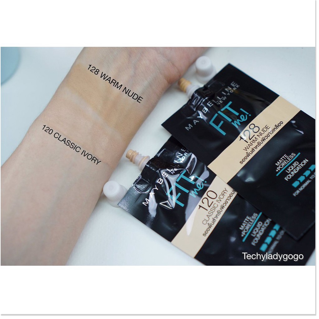 [Mã chiết khấu giảm giá mỹ phẩm chính hãng] Combo 6 Kem Nền Mịn Lì Maybelline Fit Me Matte Poreless Foundation 5mlx6