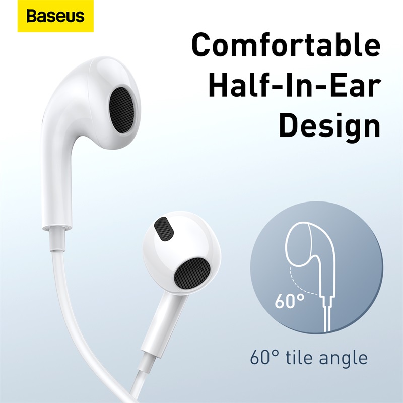 Tai nghe Baseus H17 Encok kiểu nhét tai có dây 3.5mm -HSHOP365
