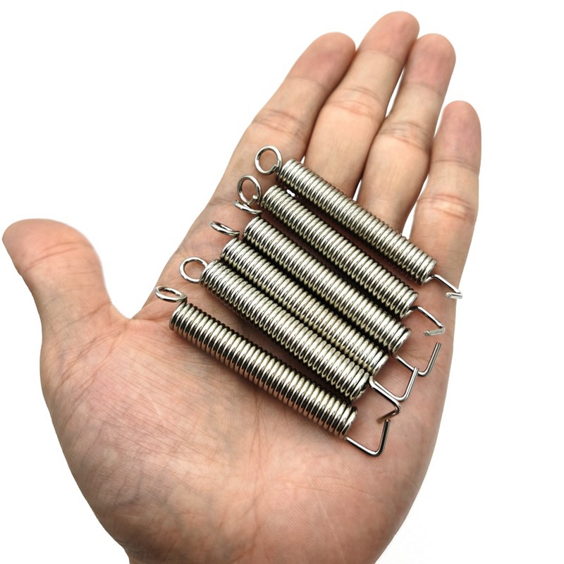 Pack of 6 Tremolo Bridge Springs for Electric Guitar Tremolo Bridge, Sier