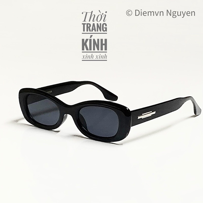 Kính râm thời trang nam nữ_Kính râm chuẩn UV, dập logo đẹp_ Dáng nhỏ xinh