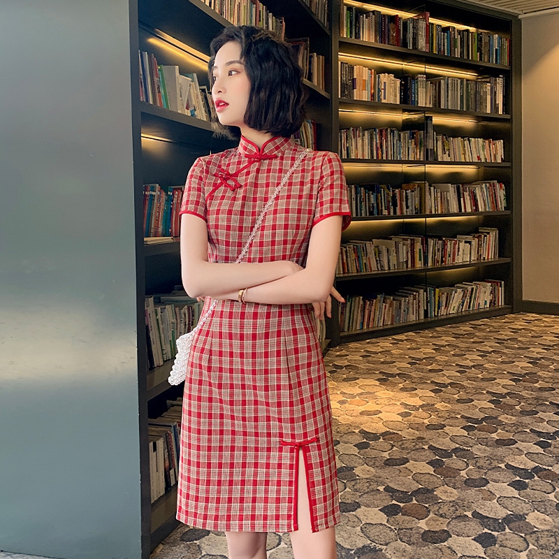 Đầm Sườn Xám Trung Hoa Xinh Xắn Dành Cho Nữ