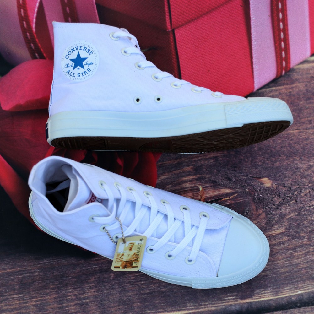 Giày Chuck II Nam Trắng Cổ Cao DLS | BigBuy360 - bigbuy360.vn