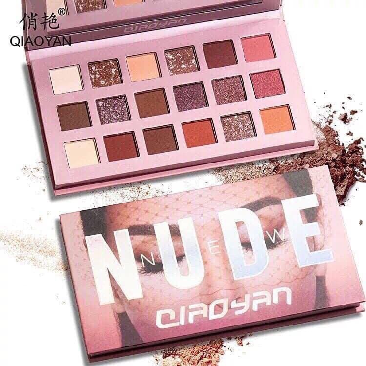 Bảng phấn mắt Nội Địa Trung Huda Beauty Nude - Phấn phủ kiềm dầu Cao cấp - Mộc Diệp (phanmat.Nude)