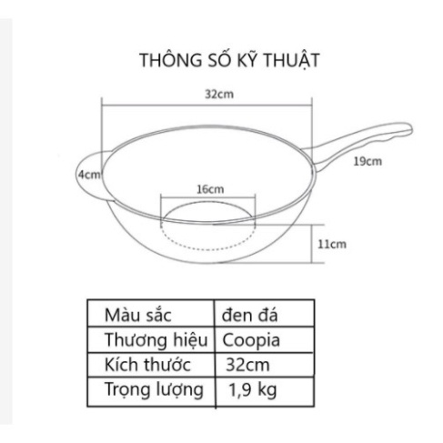 Chảo Chống Dính Hàn Quốc Có Nắp Size 32cm Siêu Bền Đẹp Dùng Mọi Loại Bếp