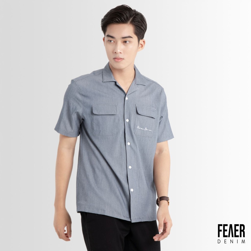 Áo sơ mi nam họa tiết Feaer DENIM chất linen Spandex Max | BigBuy360 - bigbuy360.vn