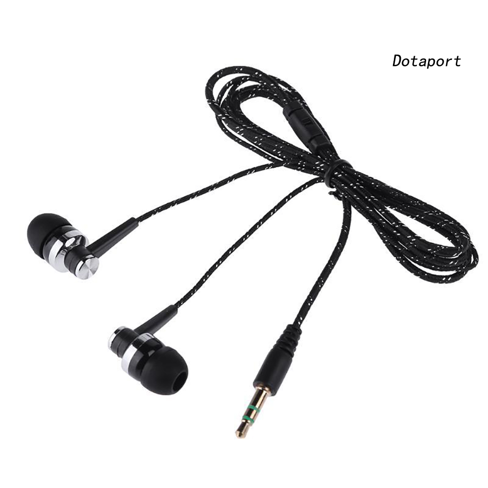 Tai Nghe In-Ear Dây Bện Không Có Micro