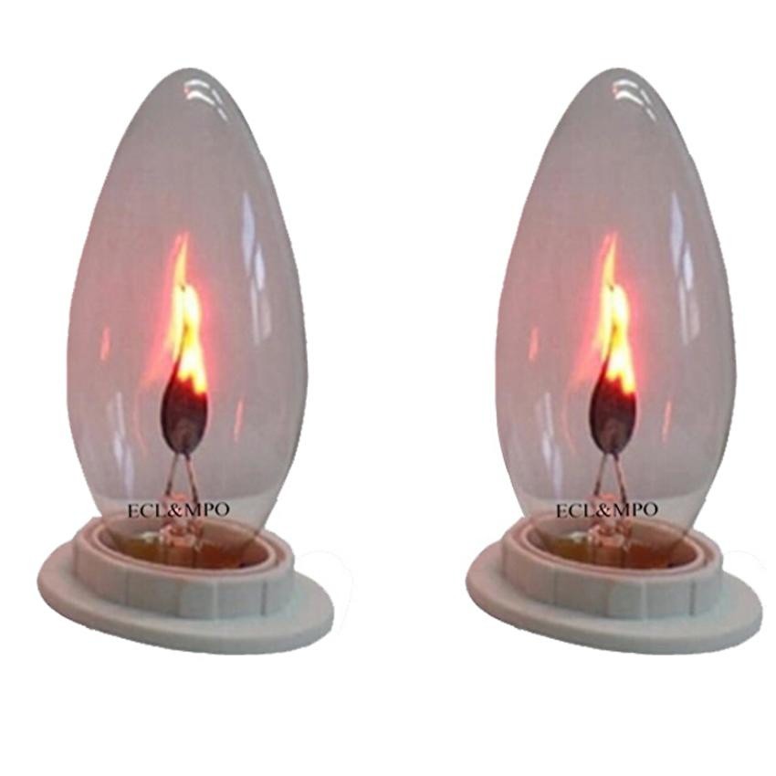 Bộ 2 bóng đèn lửa trang trí 3W - E12