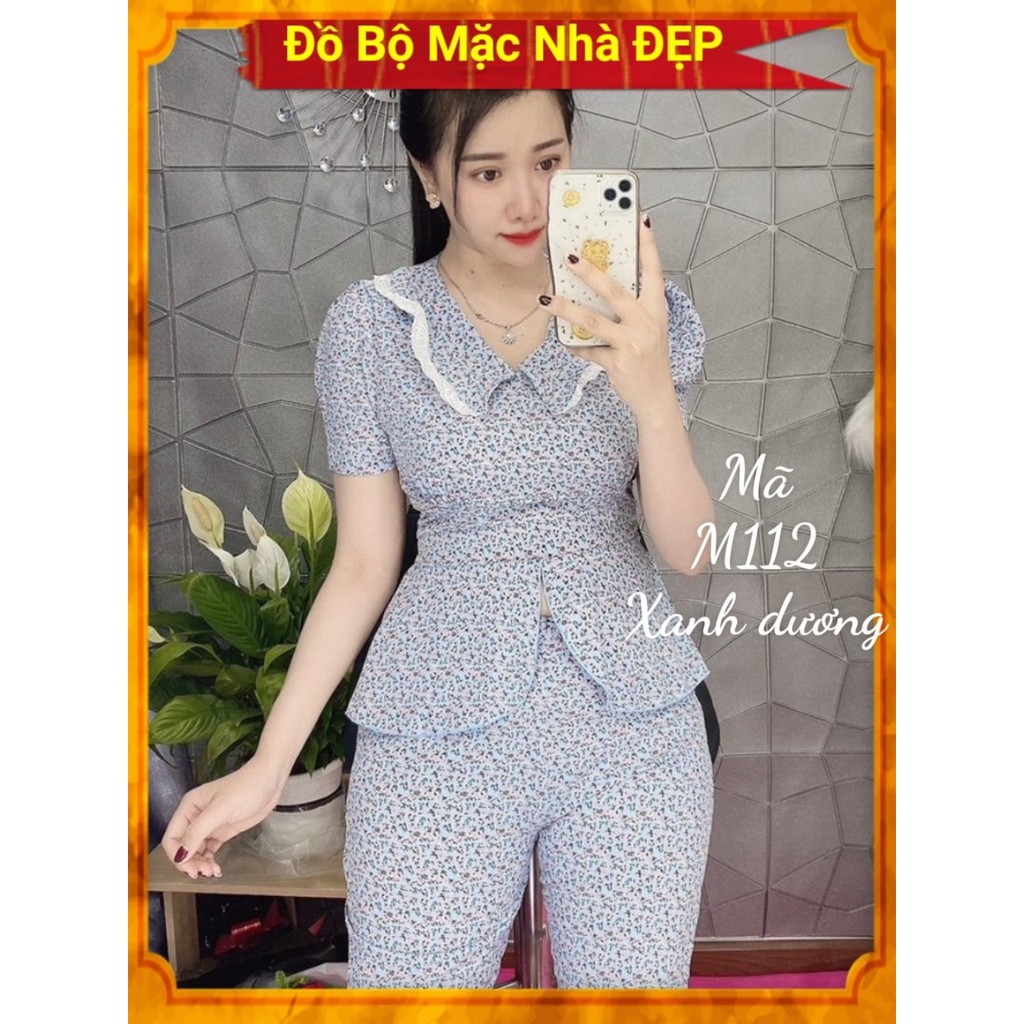 [ MÃ M112] Set bộ lụa Thiết Kế Hịn Hò, ( ẢNH THẬT 100%) mặc nhà đi chơi đều Xinh, Chất Siêu Mát. ĐỒ BỘ MẶC NHÀ ĐẸP