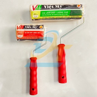 Cọ lăn việt mỹ cán đỏ 6-10-11-15-21cm