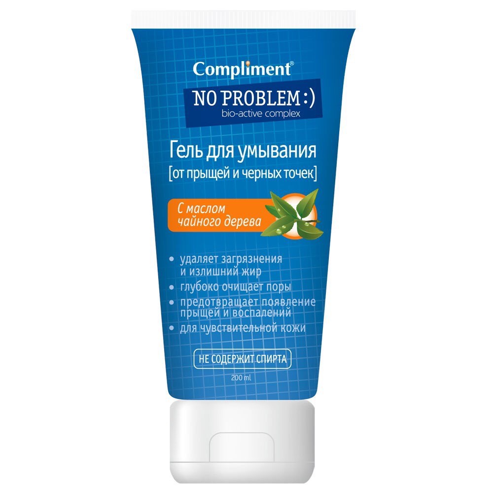 Sữa rửa mặt NO PROBLEM Compliment chứa Salicylic Acid, Tea Tree 200ml