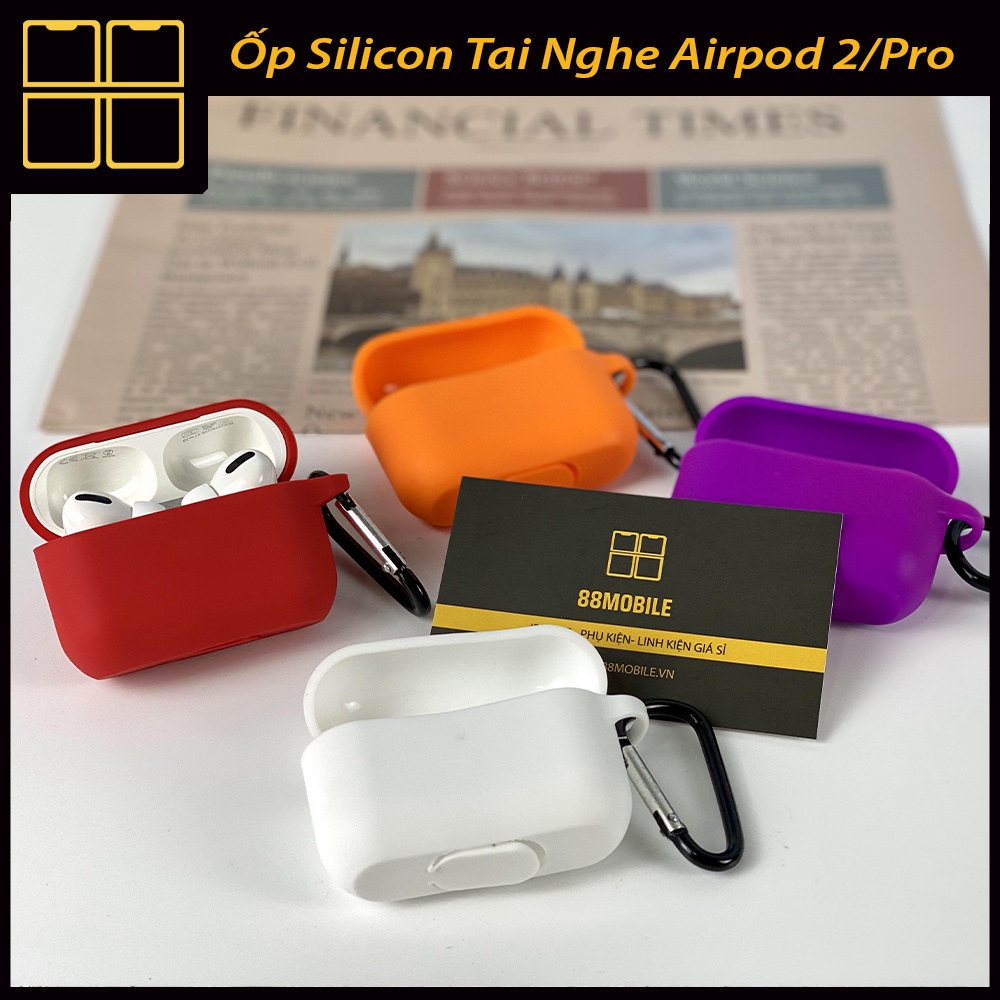 Vỏ Ốp Case Bảo Vệ Tai Nghe Air 2/Pro Cao Su Silicon 88Mobile