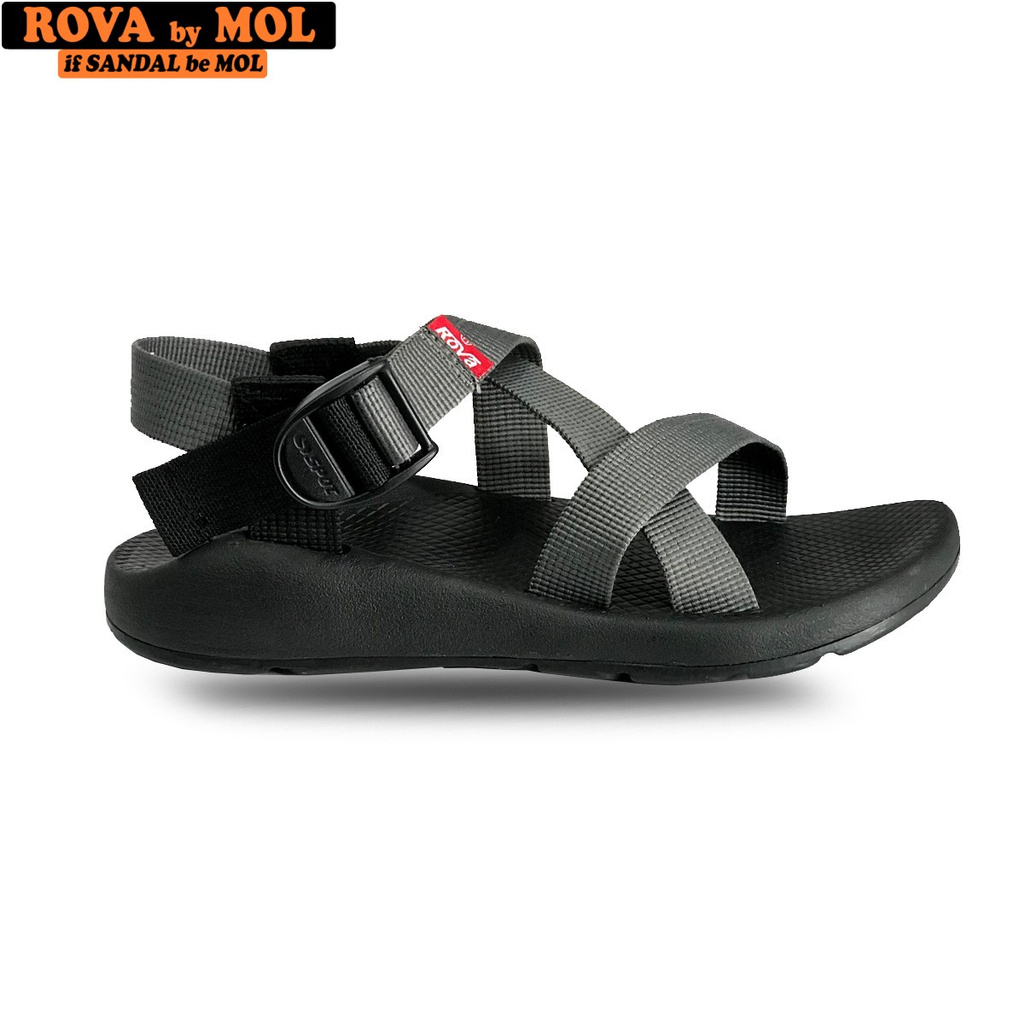 Giày sandal nữ quai thông minh rút dây tự do đế cao 3cm mang đi học đi biển du lịch hiệu Rova RV120B
