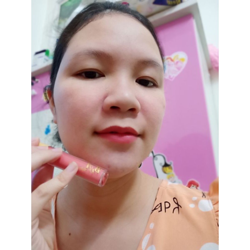 Xinh Lung Linh [Hồng Phấn ]Son Cao Cấp BA velvet Lips 2021 Màu Hồng Phấn