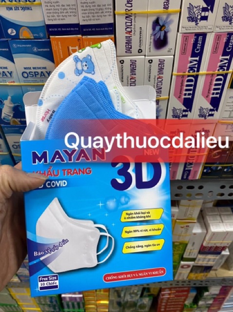 ✅KHẨU TRANG MAYAN 3D (10 chiếc) | BigBuy360 - bigbuy360.vn