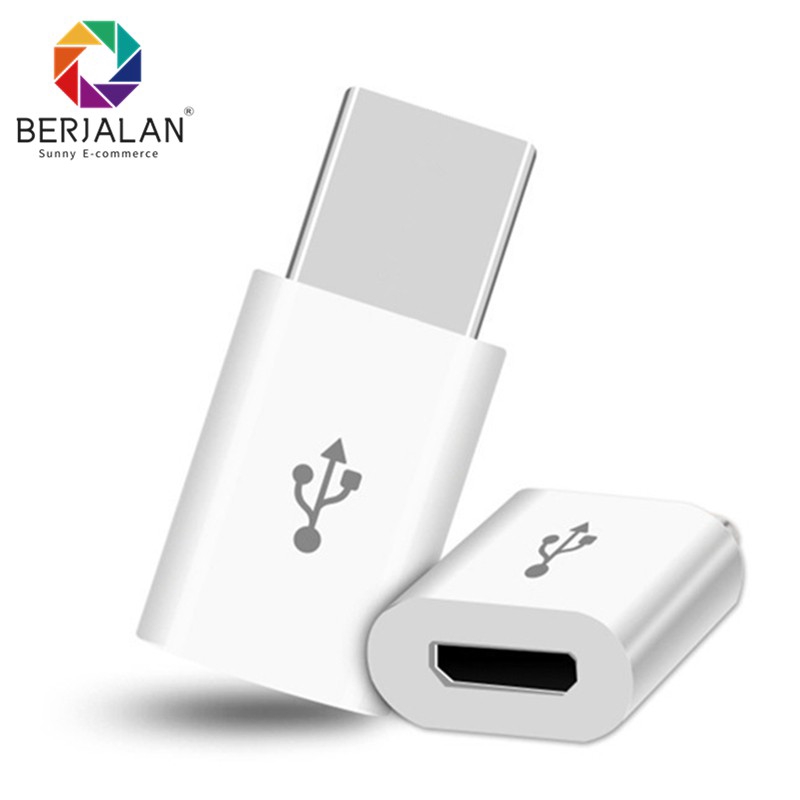Bộ chuyển đổi Berjalan BU7 loại -c sang Micro USB cho Huawei Xiaomi Samsung Galaxy A7 B
