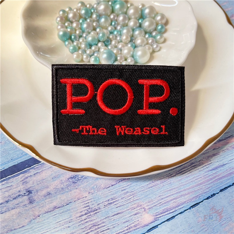 ♚ Miếng Dán Ủi Quần Áo In Chữ Tiếng Anh Thời Trang ♚ 1 Sticker Ủi Thêu Hình Huy Hiệu