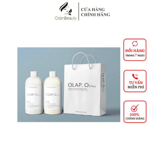 🌸 Freeship 🌸 Bộ cặp dầu gội xả OLAP O3 Plus Biotin & Collagen phục hồi chuyên sâu 800mlx2 chính hãng