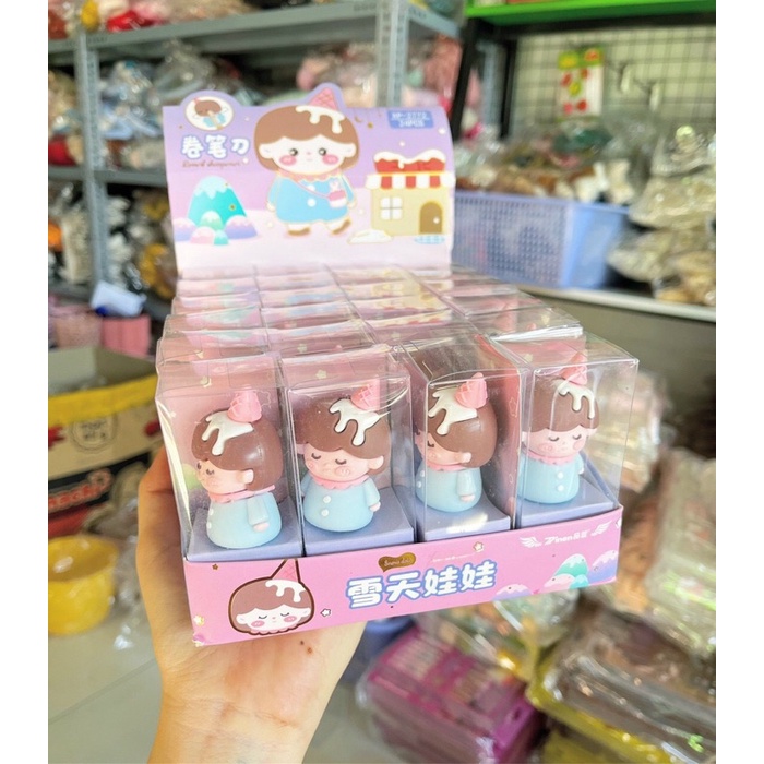 Đồ chuốc, gọt bút chì mẫu thú, đồ ăn dễ thương cho bé