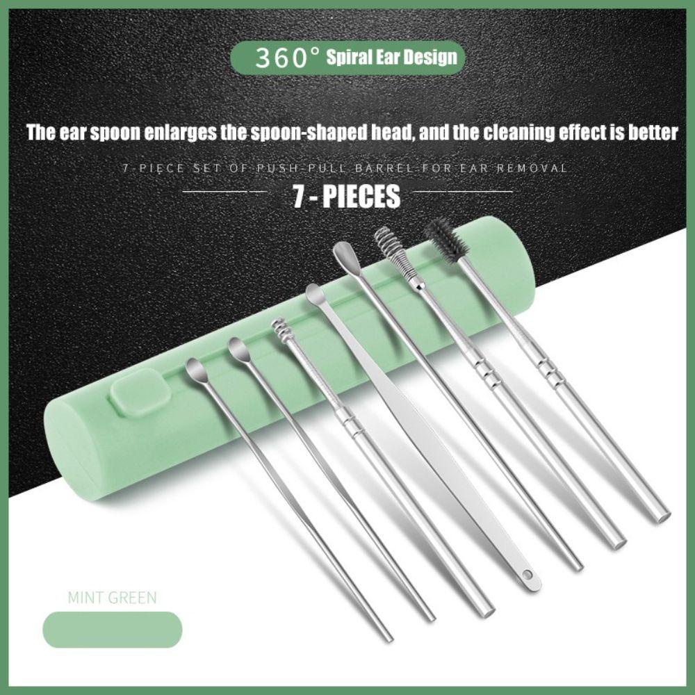 Bộ Dụng Cụ Lấy Ráy Tai Bằng Thép Không Gỉ