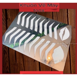 Khuôn Vẽ Mày Môi trên da giả Inox Không Rỉ- dcpx