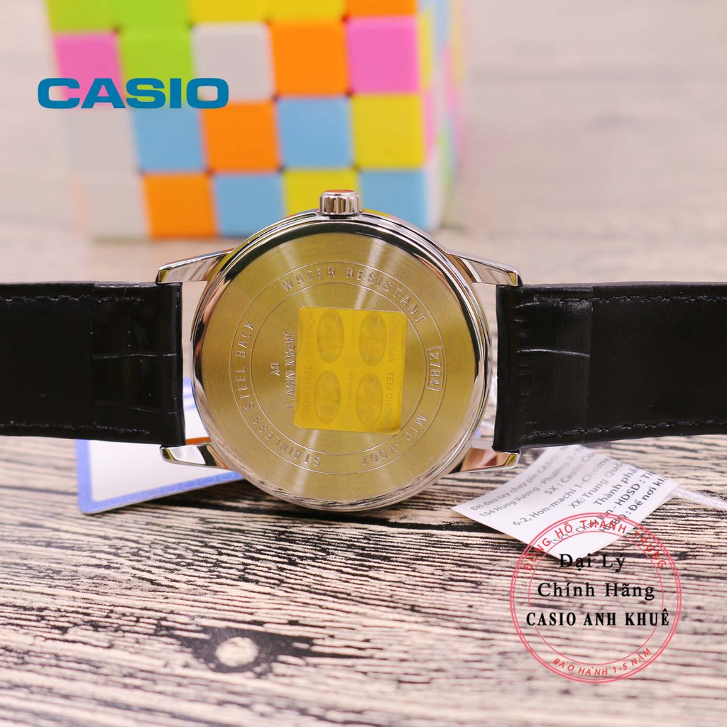 Đồng hồ nam Casio MTP-V002L-1BUDF dây da