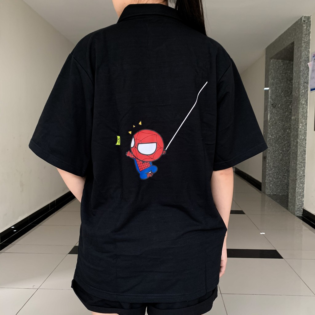 [Mã WASKT304 giảm 15% tối đa 30K đơn 99K] Áo thun áo phông tay lỡ cổ bẻ Polo Unisex 2 màu full size M L XL | BigBuy360 - bigbuy360.vn